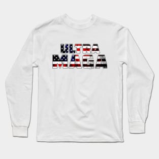 ULTRA MAGA King Trump Biden 2024 Great Long Sleeve T-Shirt